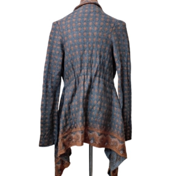 Anthro Field Flower Wrap Belted Cardigan - Picture 2 of 10